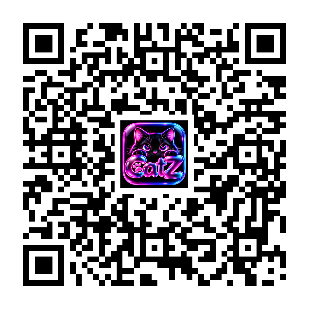 Working QR code to download CatZ on the App Store